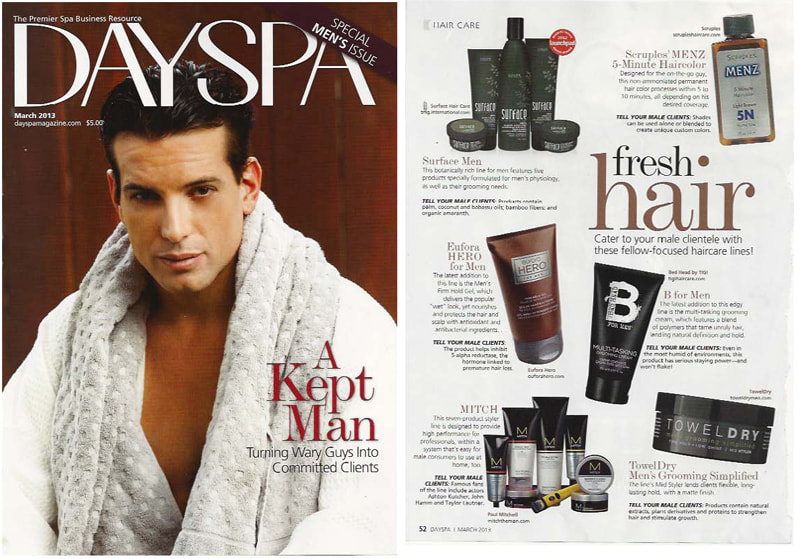 HERO for Men (Day Spa Magazine – March 2013)